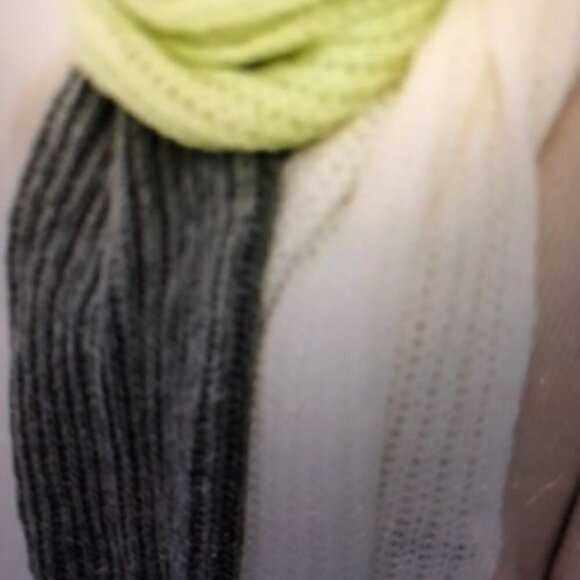 NWT Topshop Multi Color Open Knit Soft Winter Scarf Unisex Outdoor Colorful New - Picture 6 of 6